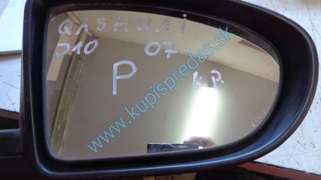 pravé spätné zrkadlo na nissan qashqai , elektrické ,7 pinové